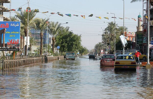 Наводнение в Багдаде. Ирак