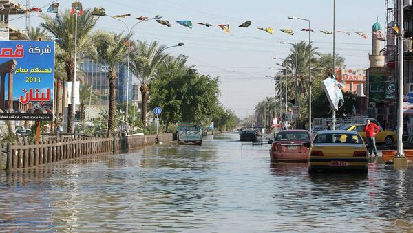 Наводнение в Багдаде. Ирак
