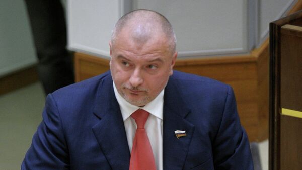 Андрей Клишас на заседании Совета Федерации РФ, архивное фото