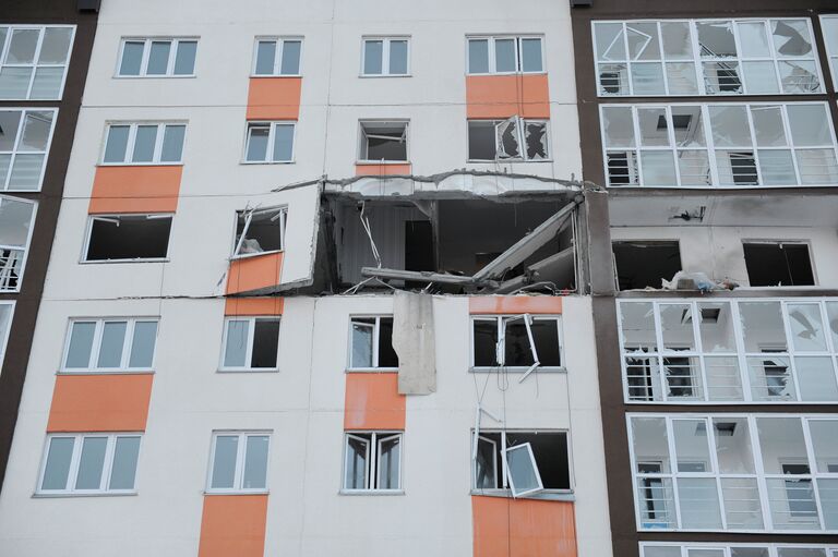 Взрыв в жилом доме в Тюмени