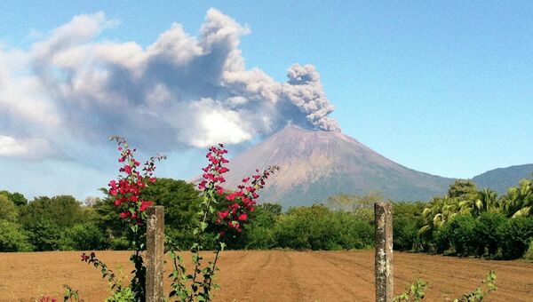 Извержение вулкана Сан-Кристобаль в Никарагуа