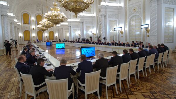 Заседание Госсовета в Кремле. Архив