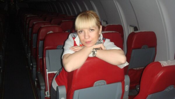 Бортпроводница самолета ТУ-204 авиакомпании Red Wings Татьяна Пенкина