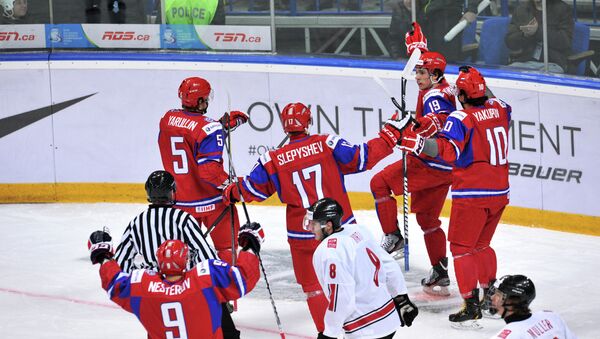 Хоккеисты Молодежной сборной России