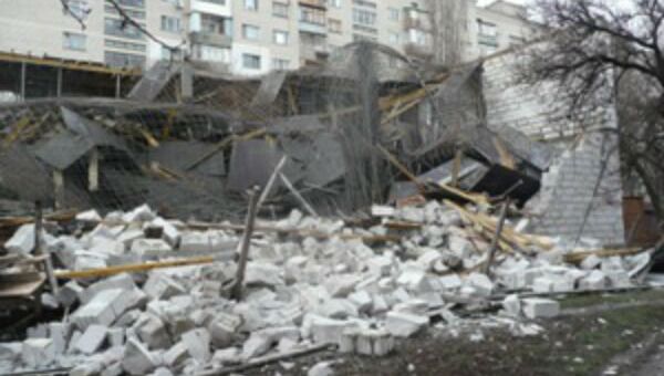 Обрушение строящегося супермаркета в Одессе