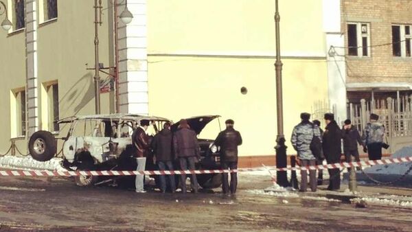 Взрыв автомобиля во Владивостоке
