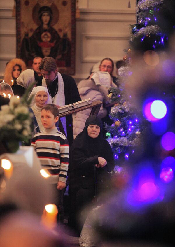Празднование Рождества Христова в Омске