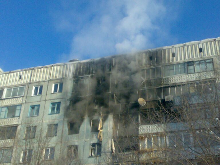 Взрыв дома в Новокузнецке