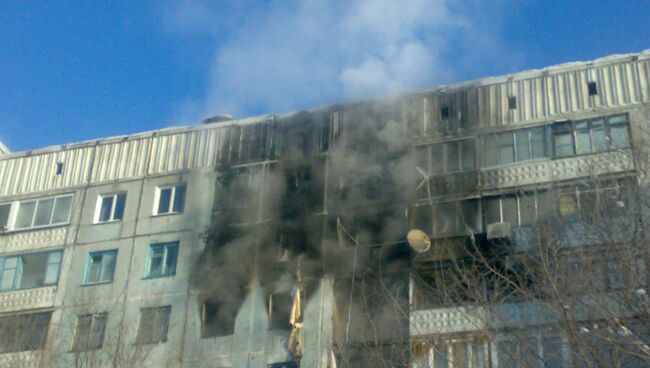 Взрыв дома в Новокузнецке