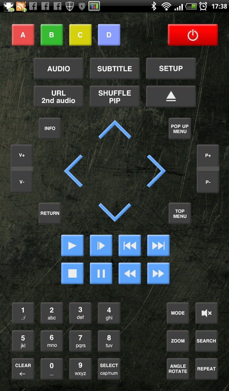 Dune Media Controller на планшете