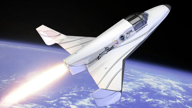 Космоплан Lynx, разработанный компанией XCOR Aerospace, архив