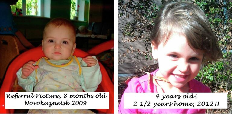 Джена в восемь месяцев — и в четыре года Джена в восемь месяцев — и в четыре года