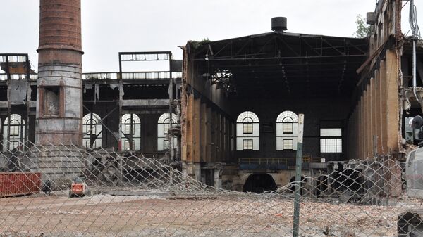 Заброшенный завод в Детройте