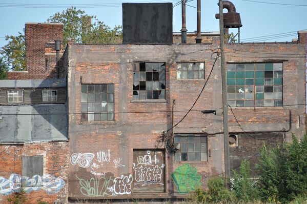Заброшенный завод в Детройте
