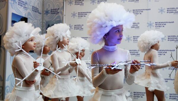 Открытие Всемирного форума снега в Новосибирске