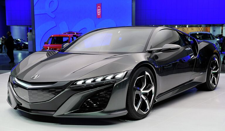 Автомобиль Acura NSX на автосалоне в Детройте, США