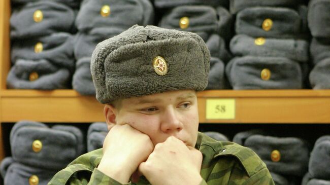 Склад военного обмундирования. Архивное фото