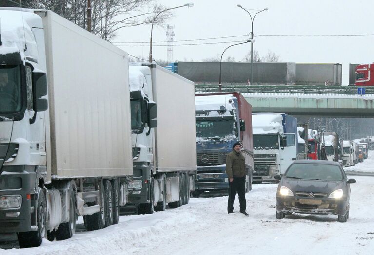 Снегопад в Москве