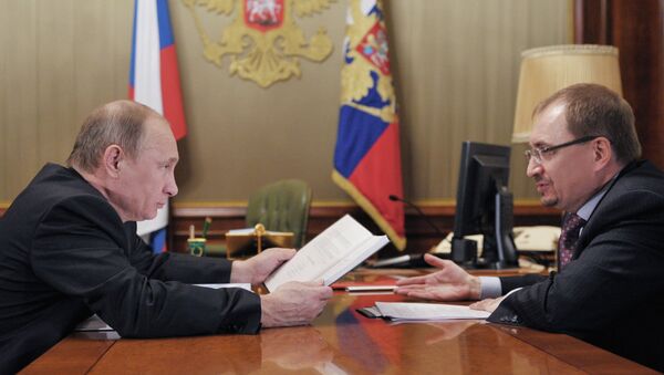 Встреча Владимира Путина с Николаем Кропачевым