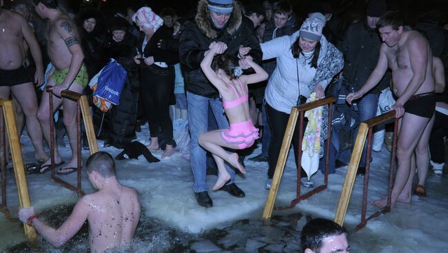 Праздник Крещения Господня в Москве