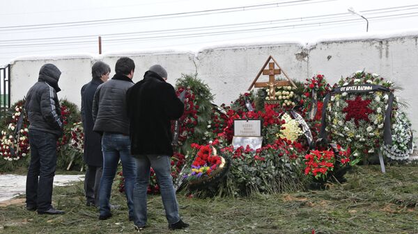 Дед Хасан похоронен на Хованском кладбище в Москве