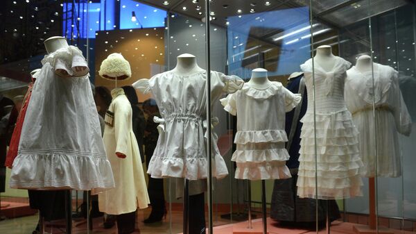 Открытие выставки детского костюма в Историческом музее