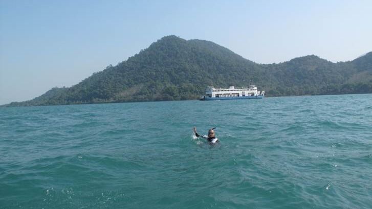 Заплыв вокруг острова Чанг - РИА Новости, 1920, 23.12.2025