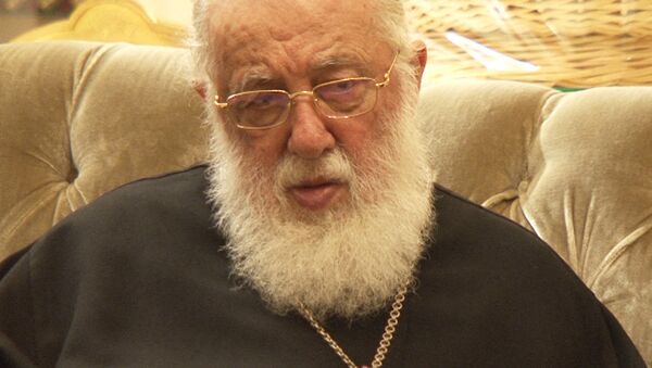 Грузинский патриарх Илия рассказал, как стал крестным 14 тысяч детей