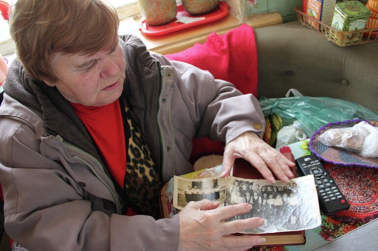 Нина Седова у себя дома в Костроме, январь 2013 г Нина Седова у себя дома в Костроме, январь 2013 г