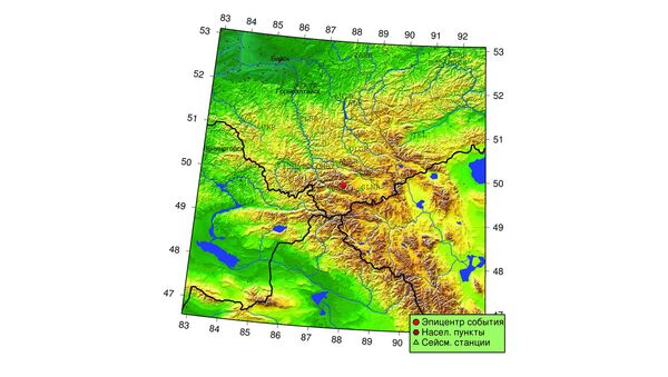 Землетрясение магнитудой 3,1 произошло в Республике Алтай