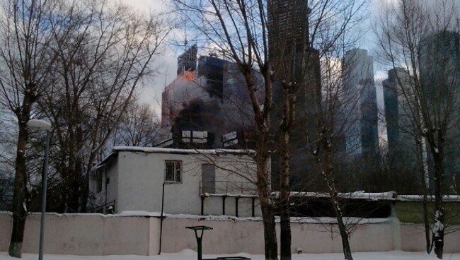 Возгорание произошло в одном из зданий Москва-Сити