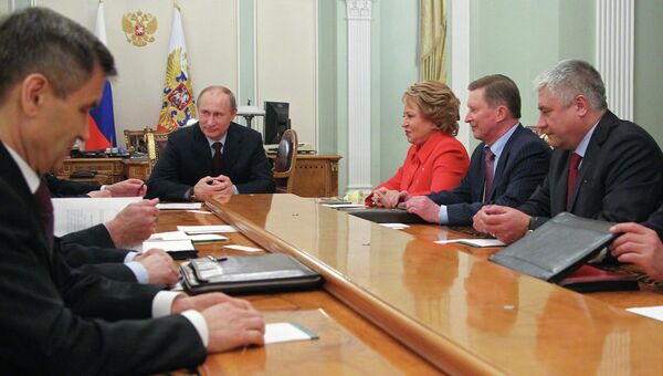 В.Путин провел заседание Совбеза РФ 25 января 2013 г.