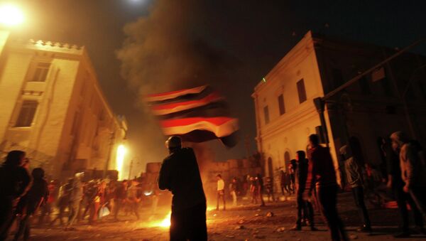 Акция протеста в Каире