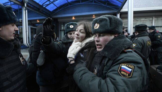 Акция против закона о запрете на пропаганду гомосексуализма