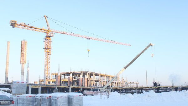 Строительство олимпийского бассейна в Томске