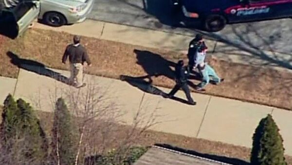 Задержание мужчины, устроившего стрельбу в школе в Атланте