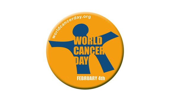 Логотип Всемирного дня борьбы с раковыми заболеваниями (World Cancer Day)