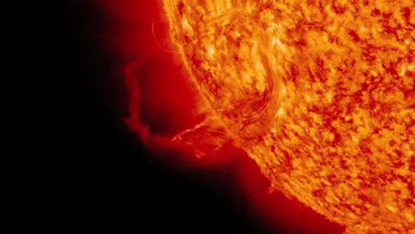Космический телескоп НАСА зафиксировал выброс плазмы на Солнце