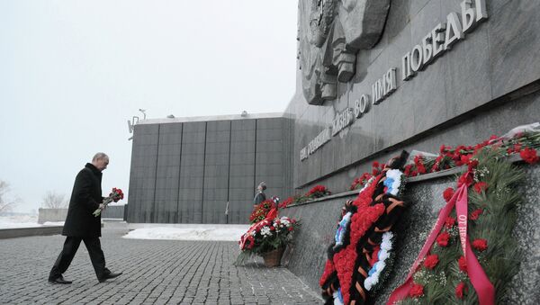 В.Путин на торжествах к 70-летию победы в Сталинградской битве