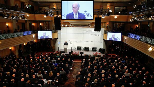 Вице-президент США Джо Байден на Мюнхенской конференции по безопасности