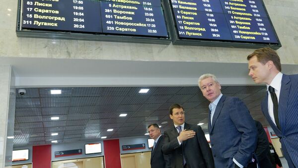 Сергей Собянин посетил Павелецкий вокзал