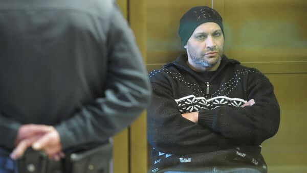 Бывший сотрудник правоохранительных органов Сергей Хаджикурбанов в суде. Архивное фото