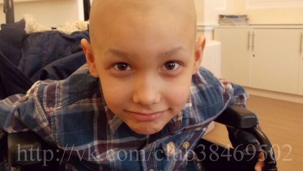 9-летний житель Горно-Алтайска Виталий Попов, который страдает тяжелым онкологическим заболеванием