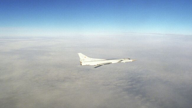 Сверхзвуковой самолет морской авиации ТУ-22 М3. Архивное фото