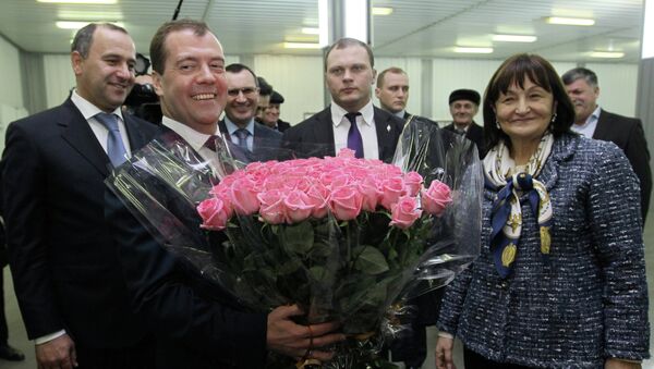 Рабочая поездка Д.Медведева в Карачево-Черкесию