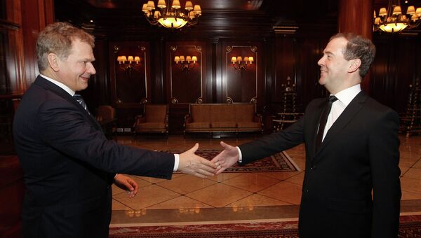 Встреча Д.Медведева с С.Ниинисте