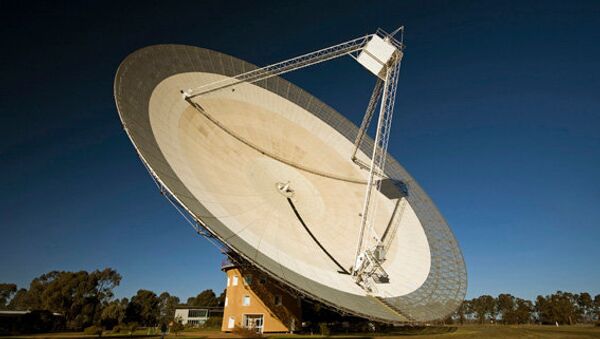64-метровая антенна радиотелескопа Паркса в Австралии