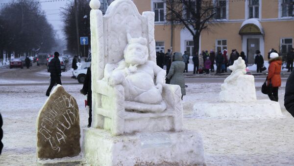 Конкурс по изготовлению креативных снеговиков пройдет под Костромой