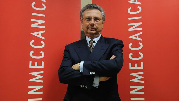 Исполнительный директор Finmeccanica Group Джузеппе Орси. Архив