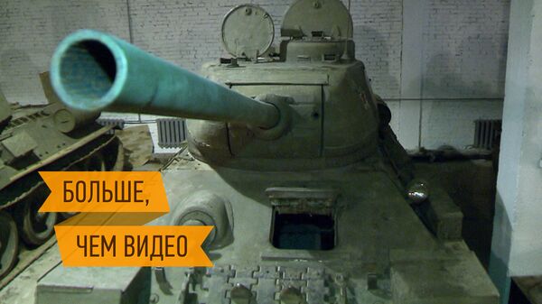 Т-34 и Ганомаг. Интерактивный репортаж с военно-технической базы Мосфильма Т-34 и Ганомаг. Интерактивный репортаж с военно-технической базы Мосфильма